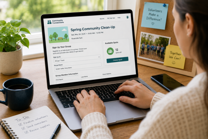 group sign up software